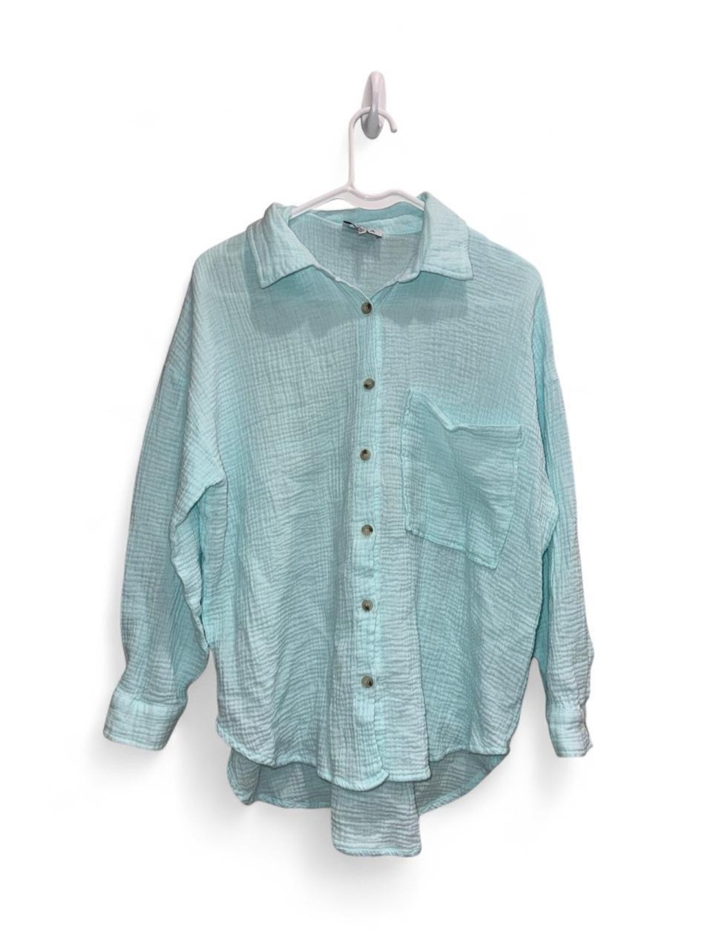 ACOA Oversized Gauze Boyfriend Shirt